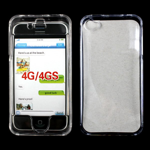 Wholesale iPhone 4S 4 Hard Protector Cover (Clear)